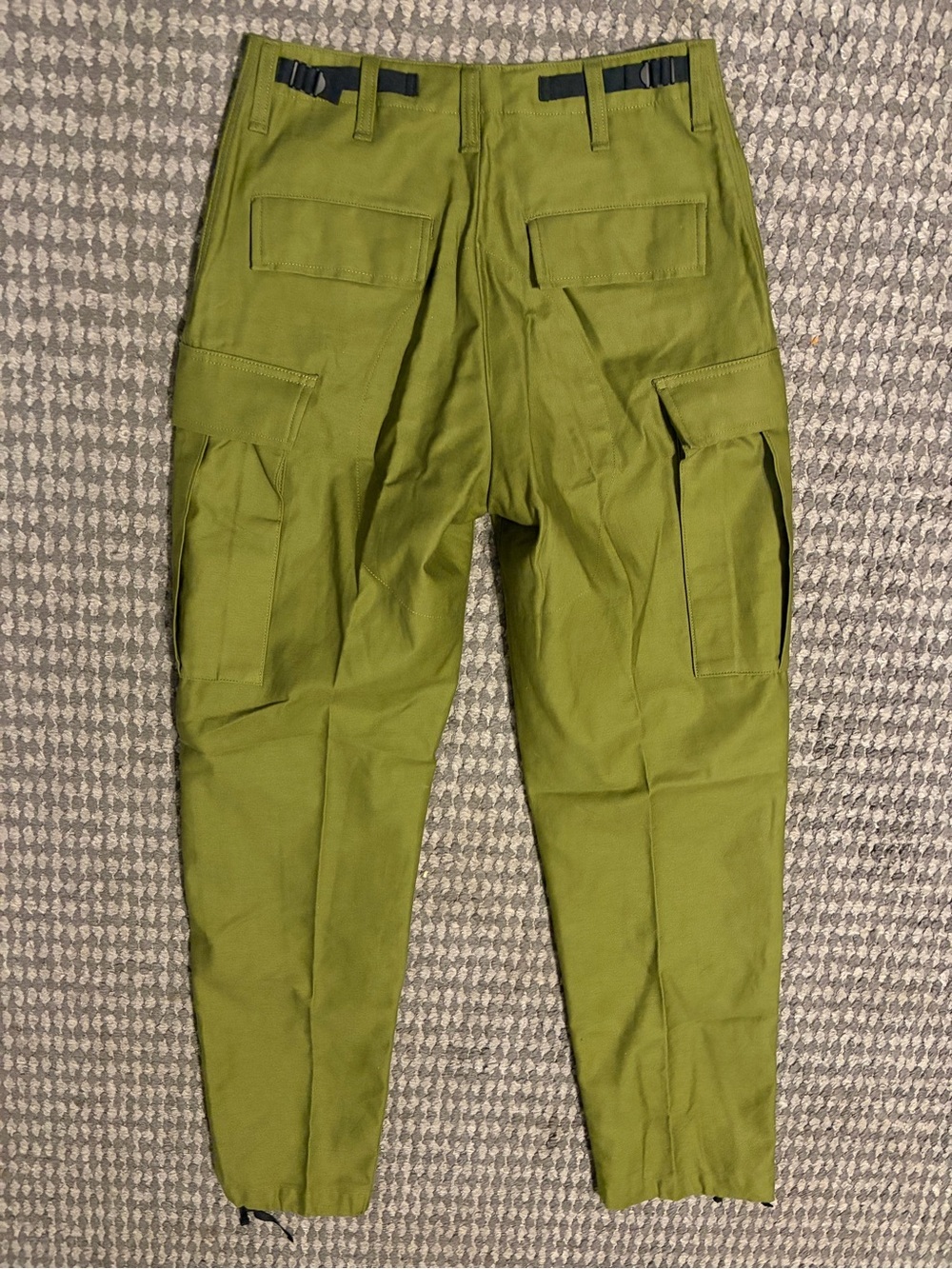 Rag & bone women engineered cotton jogger army green‎ size 2 high rise loose fit